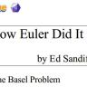 Euler đã làm điều đó như thế nào: Xấp xỉ Bài toán Basel